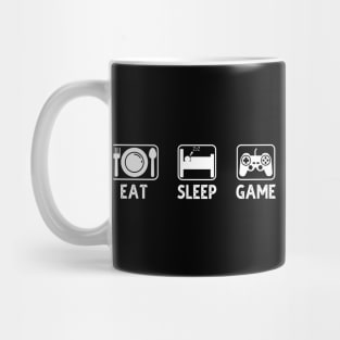 Eat Sleep Game Repeat Mug